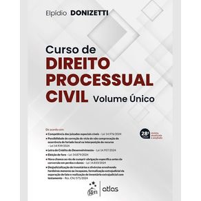 Curso-de-direito-processual-civil---volunico---28ª-edicao---2025