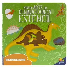 Minha-arte-em-quebra-cabeca-estencil---dinossauros