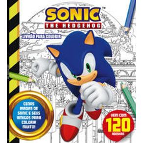 Sonic---livrao-para-colorir